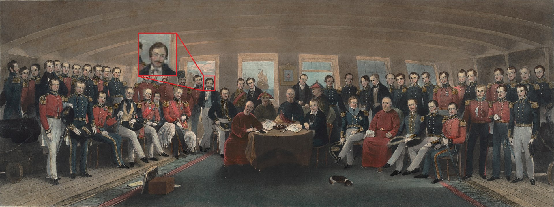 Nanking, Treaty signing